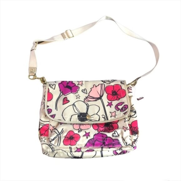 Coach Handbags - Coach Kyra Poppy Daisy Floral Messenger Bag